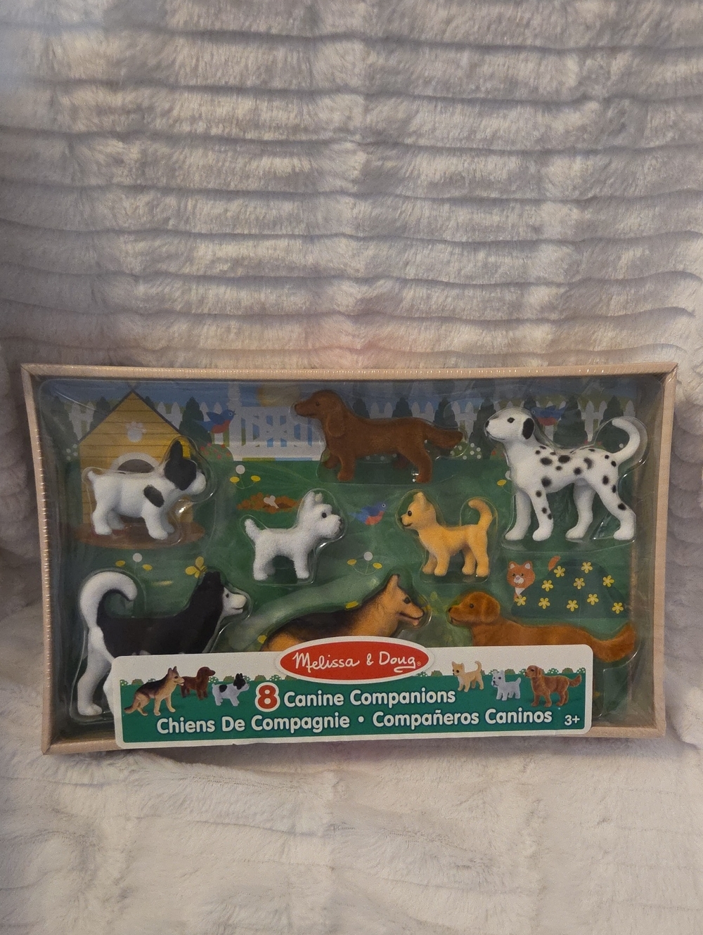 Melissa & Doug Canine Companions Toy Set - White, Brown, Black, Yellow